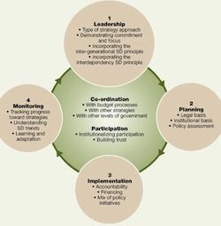 Aspects of strategic and coordinated action for sustainable development: