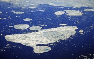 Arctic oceans acidification is increasing rapidly due to several factors including declining sea ice and freshwater flows. 