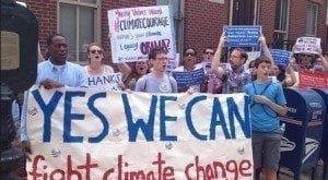 A group inspired by Obama's climate speech