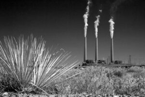 The Navajo Generating Station in Arizona emits nearly 20 million tons of CO2 every year