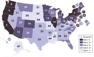 U.S. energy efficiency continued to improve in 2013 - this map show efficiency state-by-state