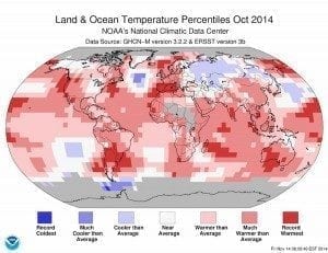 2014 Warmest October on Record