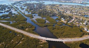 A marsh provides natural resilience to the Florida coastline