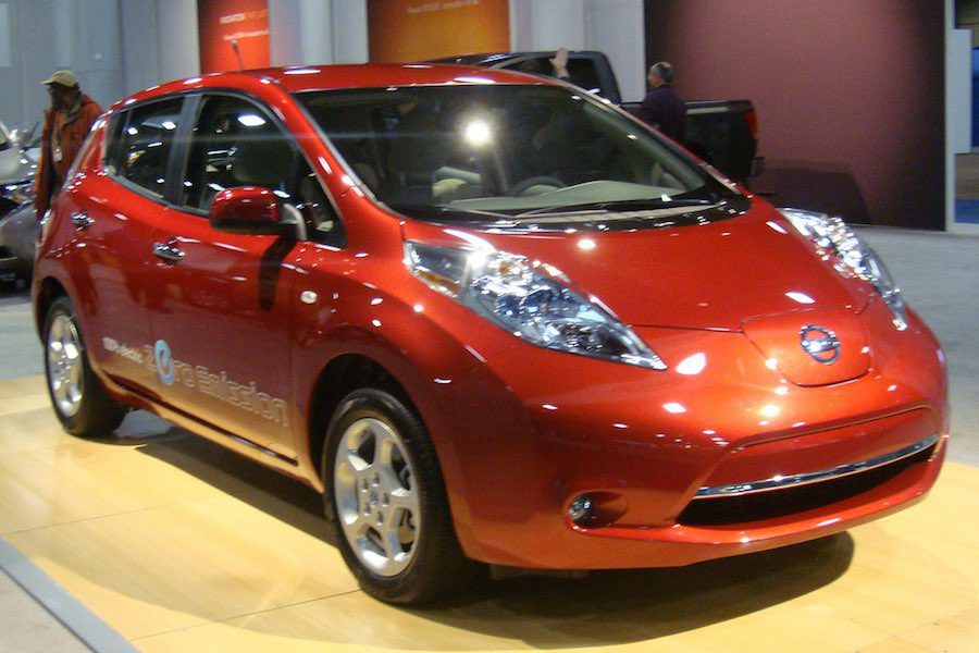 The Nissan Leaf Electric Car