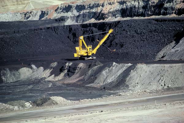 Coal mine in Wyoming