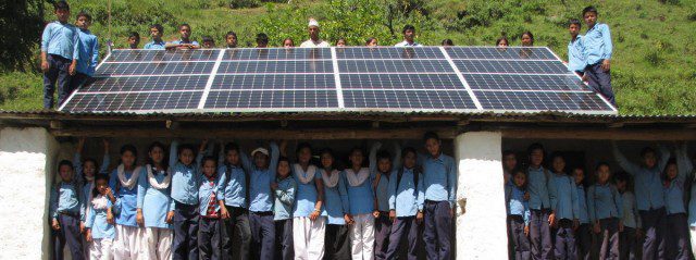 Nepal solar storage microgrid Gham Power