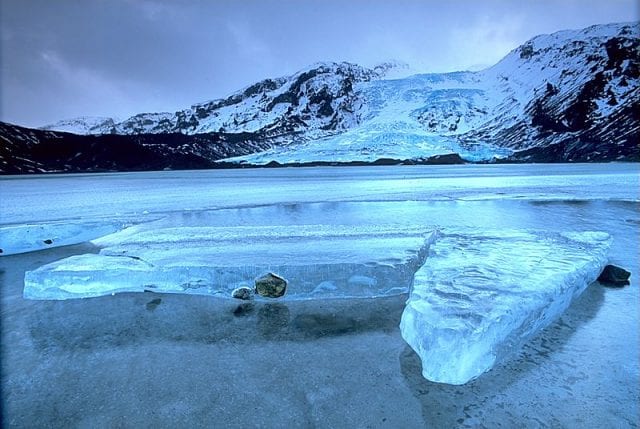 Iceland glacier collapse