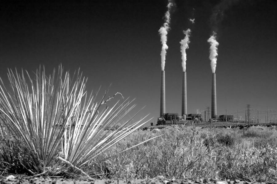 The Navajo Generating Station in Arizona emits nearly 20 million tons of CO2 every year