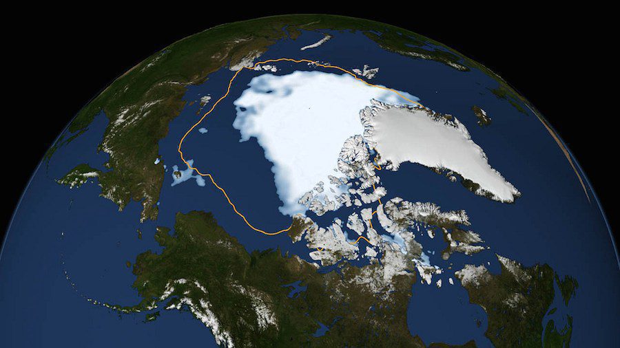 Artic Sea Ice and Albedo: Ice Free Season Growing 5 Days per Decade