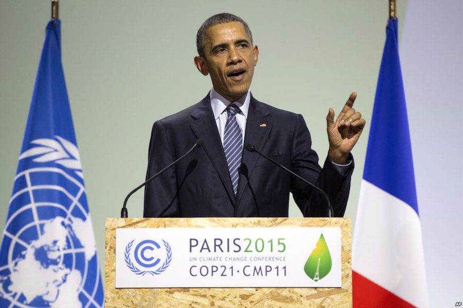 Obama gives a moving address at the opening of COP21